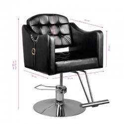 Fotel Fryzjerski HAIR SYSTEM Elegancki 0-90°C